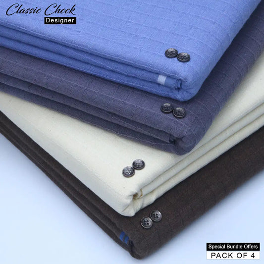 PACK OF 4 - 338+339+344+346 / Classic Check Designer