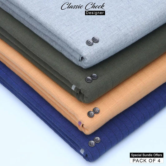 PACK OF 4 - 334+336+337+343 / Classic Check Designer